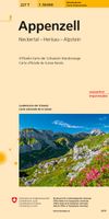 Wandelkaart 227T Appenzell | Swisstopo - thumbnail