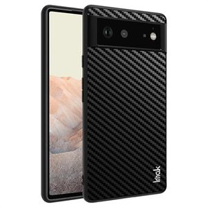 Imak LX-5 Google Pixel 6 Hybrid Case - Koolstofvezel - Zwart