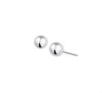 TFT Oorknoppen Bol Zilver Gerhodineerd Glanzend 3 mm x 3 mm - thumbnail