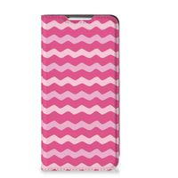 Samsung Galaxy S22 Hoesje met Magneet Waves Pink