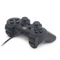 Gembird JPD-UDV-01 game controller Zwart USB 2.0 Gamepad Analoog/digitaal PC - thumbnail