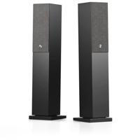 Audio Pro A38 - actieve staande luidspreker met versterker - stereo luidspreker met multiroom voor home entertainment - WiFi & Bluetooth voor stereo-installatie - wit