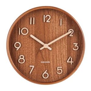 Karlsson KA5808DW wandklok Mechanische wandklok Rond Bruin