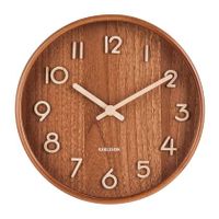 Karlsson KA5808DW wandklok Mechanische wandklok Rond Bruin - thumbnail