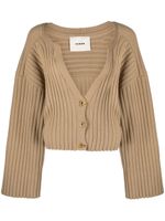 AERON cardigan crop - Marron - thumbnail