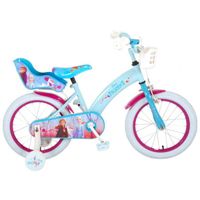 kinderfiets 16 inch frozen 2 - lichtblauw/paars