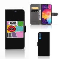 Samsung Galaxy A50 Wallet Case met Pasjes Popart Princess