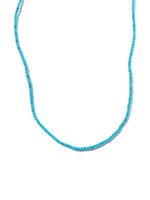 LUIS MORAIS collier Hamsa en or 14ct serti de turquoise