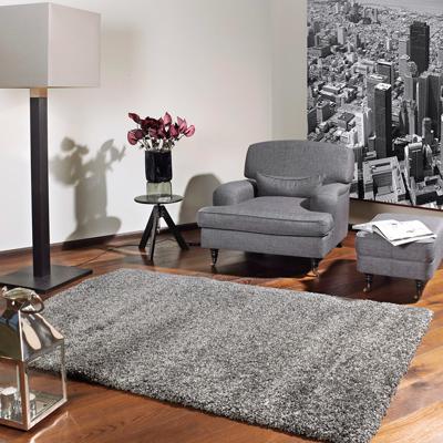 Vloerkleed Lobby Shaggy - Grijs Vloerkleed Lobby Shaggy - Grijs