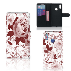 Hoesje Huawei Y7 (2019) Watercolor Flowers