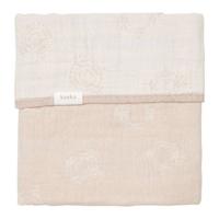 Koeka reversible baby ledikantdeken Go with the flow 100x150 cm soft clay