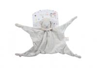 Gamberritos knuffeldoekje 23 cm leeuw grijs