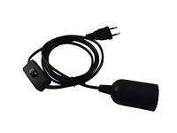 Eurolite E-27 Voedingskabel met contrastekker, stekker en schakelaar