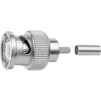 Telegärtner J01000A0043 J01000A0043 BNC-connector Stekker, recht 50 Ω 1 stuk(s)