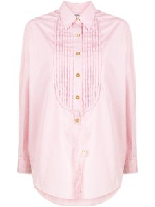 CHANEL Pre-Owned chemise à col plastron (années 1990-2000) - Rose