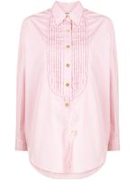 CHANEL Pre-Owned chemise à col plastron (années 1990-2000) - Rose - thumbnail