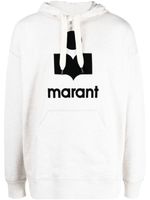 MARANT hoodie Miley à logo imprimé - Tons neutres - thumbnail