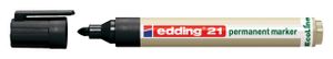 Edding EcoLine 21 markeerstift 10 stuk(s) Zwart