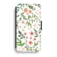 Botanical sweet flower heaven: iPhone XR Flip Hoesje - thumbnail