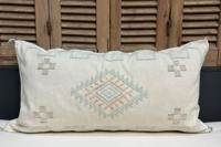 Sabra Kussen uit Marokko wit 100cm x 50cm incl vulling nr.71126