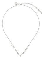 Kenneth Jay Lane Halsketting verfraaid met kristallen - Zilver