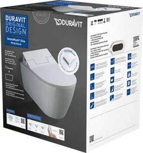 Duravit ME by Starck hangtoilet incl. SensoWash douche-toiletbril wit