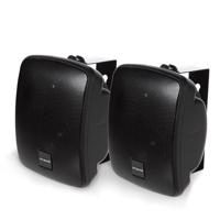 Artsound ASW55.2, Set van 2 waterdichte luidsprekers, 2-weg hifi luidspreker, 20-120 watt, met muurbeugel voor wandmontage, geschikt voor binnen en buiten, terras, tuin, sauna, zwembad, badkamer,