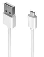 Dunlop Oplaadkabel micro USB 1 meter wit