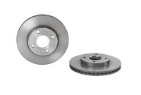 Remschijf COATED DISC LINE BREMBO, Remschijftype: Binnen geventileerd, u.a. für Ford, Mazda