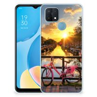 OPPO A15 Siliconen Back Cover Amsterdamse Grachten