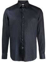 Paul Smith chemise en coton à pois - Bleu - thumbnail