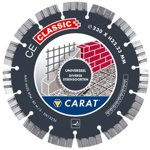 Carat DIAMANTZAAG UNIVERSEEL Ø230x22,23MM, CE CLASSIC - CEC2303000 - CEC2303000