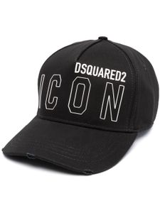 DSQUARED2 casquette à logo imprimé - Noir