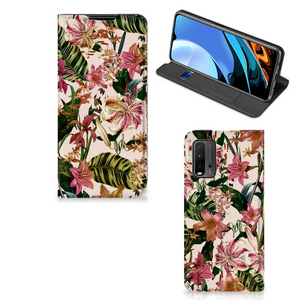 Xiaomi Poco M3 | Redmi 9T Smart Cover Flowers