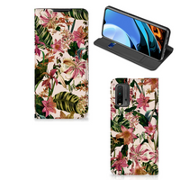 Xiaomi Poco M3 | Redmi 9T Smart Cover Flowers - thumbnail