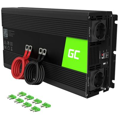 Green Cell INV22 Omvormer 1500 W 12 V - 230 V