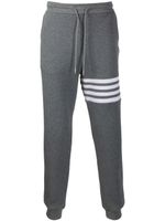 Thom Browne pantalon de jogging en maille gaufrée à 4 bandes - Gris - thumbnail