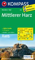 Wandelkaart 452 Mittlerer Harz | Kompass - thumbnail