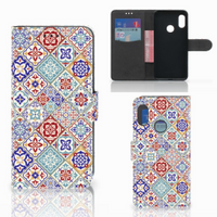 Xiaomi Mi A2 Lite Bookcase Tiles Color