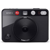 Leica Sofort 2 digitale en instant camera met lcd-display, 2 ontspanners, 10 lenseffecten en ondersteuning voor de Leica FOTOS-app (zwart)