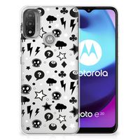 Silicone Back Case Motorola Moto E20 | E40 Silver Punk - thumbnail