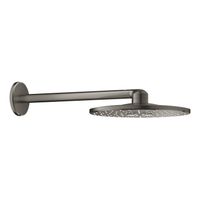 Grohe Regendoucheset Rainshower SmartActive 31 cm met Wandarm Hard Graphite Geborsteld