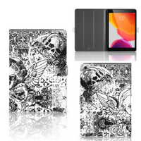 Tablettasje iPad 10.2 2019 | iPad 10.2 2020 | 10.2 2021 Skulls Angel - thumbnail