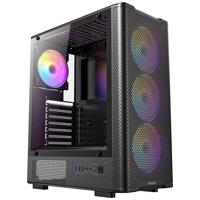 ANTEC VX-310 ARGB ATX Mid Tower RGB Gaming Case - Zwart - 4 ARGB-fans