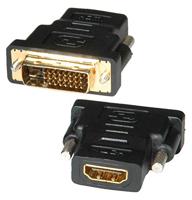 ROLINE adapter HDMI-bus naar DVI-D-stekker zwart