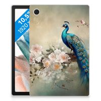 Back Case voor Samsung Galaxy Tab A8 2021/2022 Vintage Pauwen - thumbnail