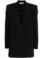 Blanca Vita blazer Glicy à boutonnière croisée - Noir