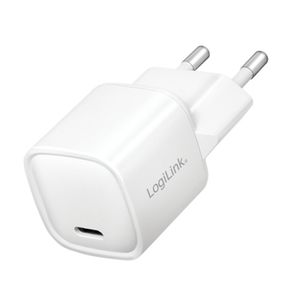 LogiLink PA0278 USB-oplader 20 W Binnen, Thuis Uitgangsstroom (max.) 3 A Aantal uitgangen: 1 x USB-C bus (Power Delivery) USB Power Delivery (USB-PD)