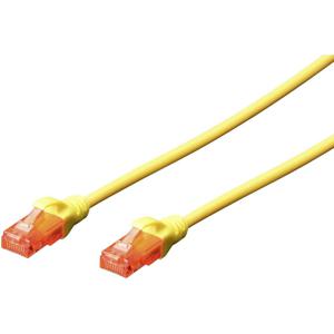 Digitus DK-1612-020/Y RJ45 Netwerkkabel, patchkabel CAT 6 U/UTP 2.00 m Geel Verdraaide paren 1 stuk(s)