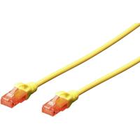 Digitus DK-1612-020/Y RJ45 Netwerkkabel, patchkabel CAT 6 U/UTP 2.00 m Geel Verdraaide paren 1 stuk(s) - thumbnail